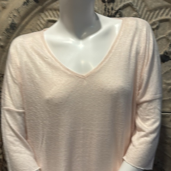 Champagne vneck blouse by Nostalgia - Picture 11 of 12